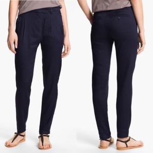 Vince Asymmetrical Ankle Pants navy